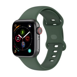 Army Green Silicone Apple Watch Strap