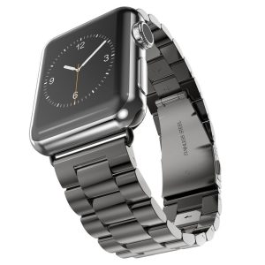 Black Vintage Metal Apple Watch Strap