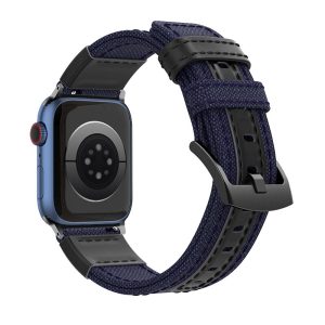 Blue Canvas Adventurer Apple Watch Strap