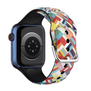 Confetti Patterned Silicone Apple Watch Strap