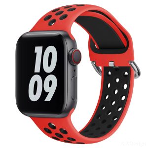 Red/Black Contemporary Apple Sports Band