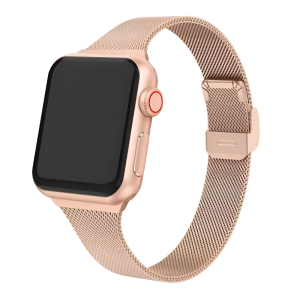 Rose Gold Slim Milanese For Apple Watch