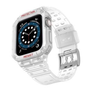 Translucent Silicone Shock Apple Watch Strap & Case (Translucent)