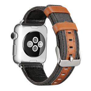 Fabric Leather Strap For Apple Watch