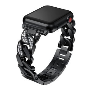 Lux Diamond Chain Link Strap For Apple Watch