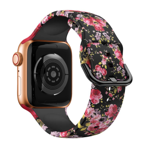 Printed Silicone Strap For Apple Watch